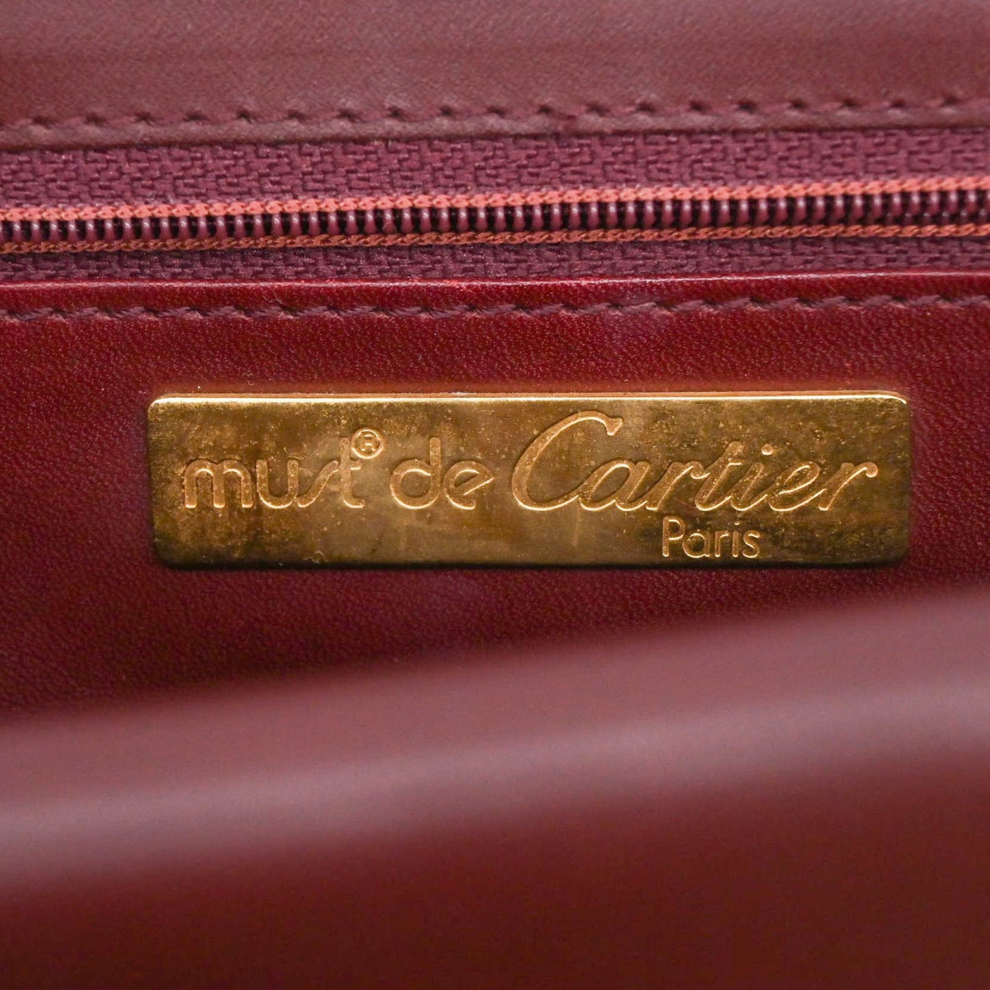 Cartier Red Leather Must Line