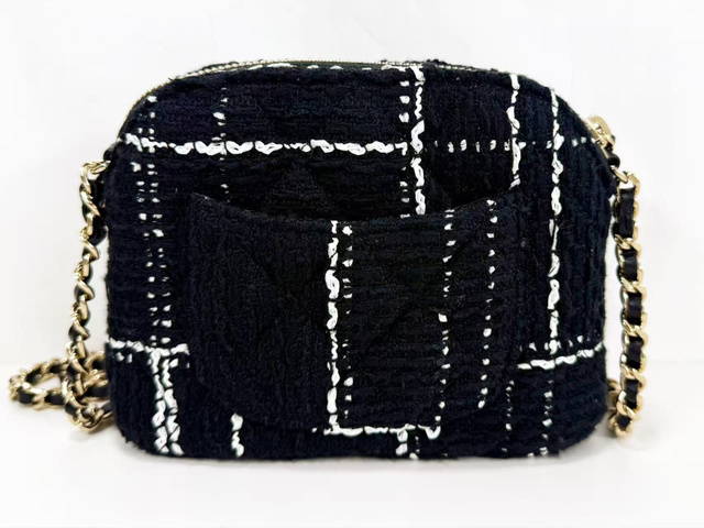 Chanel Black Tweed -