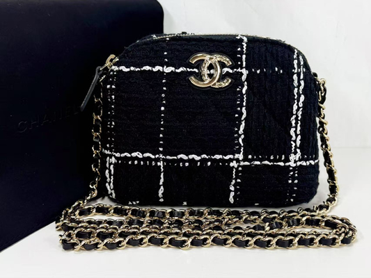 Chanel Black Tweed -