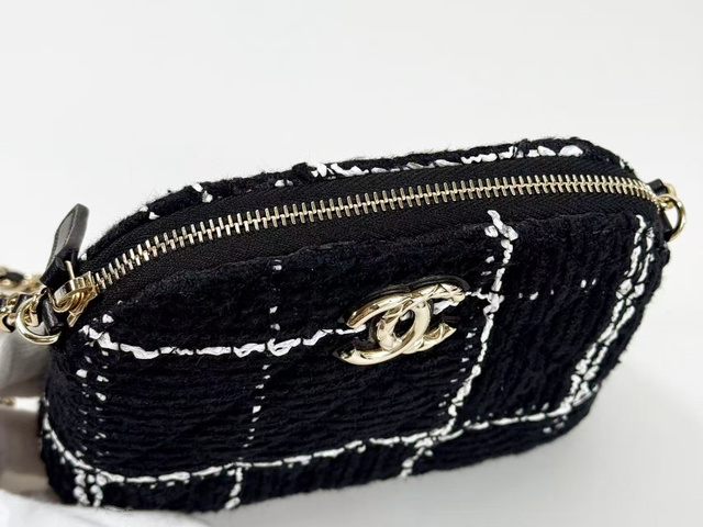 Chanel Black Tweed -