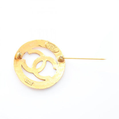 Chanel Gold Gold Plated Coco Mark