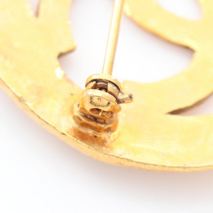 Chanel Gold Gold Plated Coco Mark