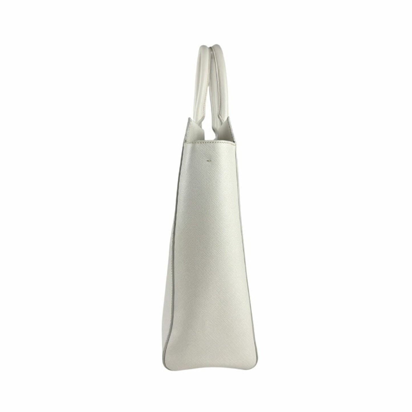 Prada White Leather Galleria