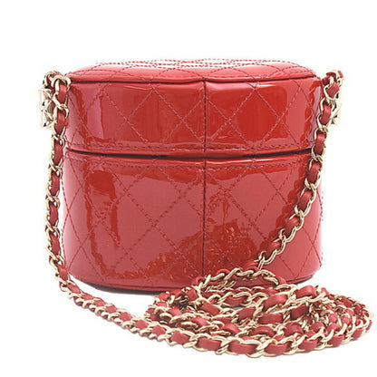 Chanel Red Patent Leather Vanity