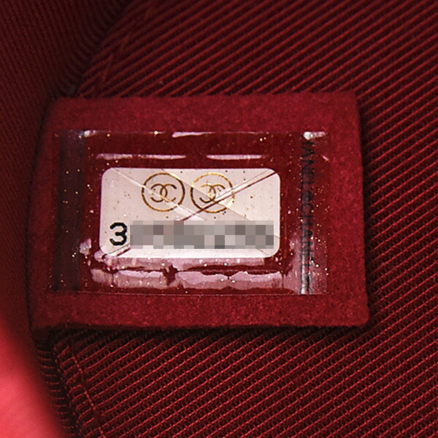 Chanel Red Patent Leather Vanity