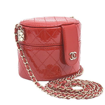 Chanel Red Patent Leather Vanity