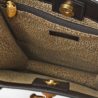 Cartier Black Leather Panthère