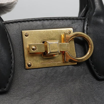 Salvatore Ferragamo Brown Canvas Studio