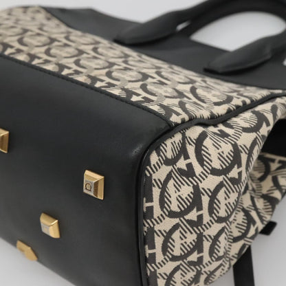Salvatore Ferragamo Brown Canvas Studio
