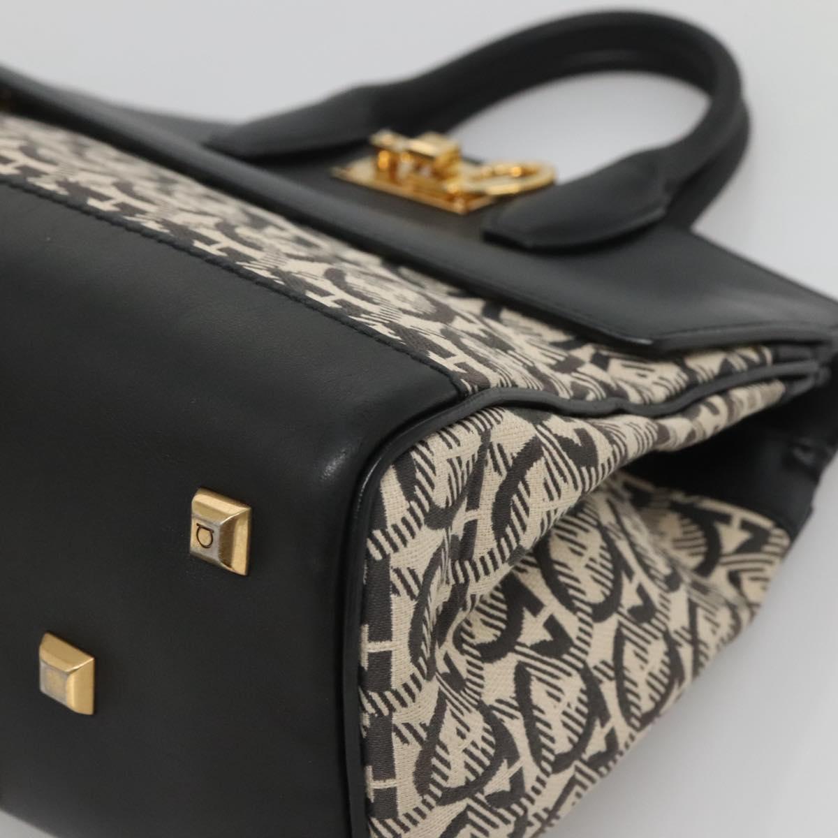 Salvatore Ferragamo Brown Canvas Studio