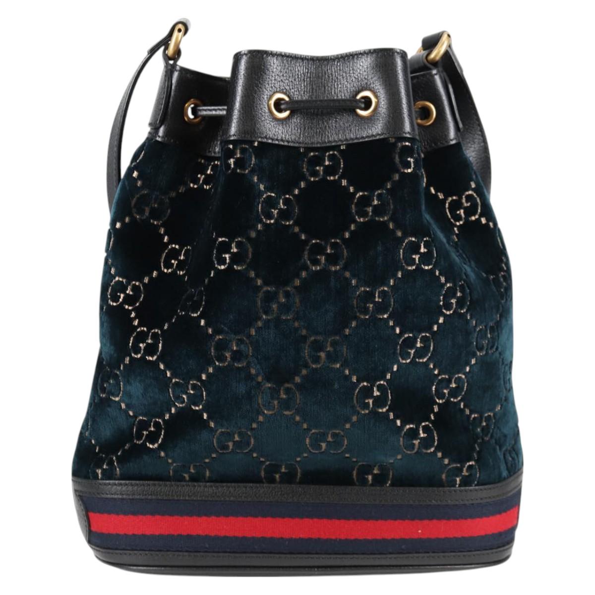 Gucci Blue Canvas Ophidia