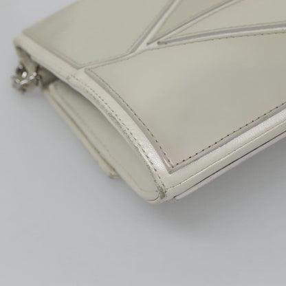 Chanel Gray Leather Shoulder