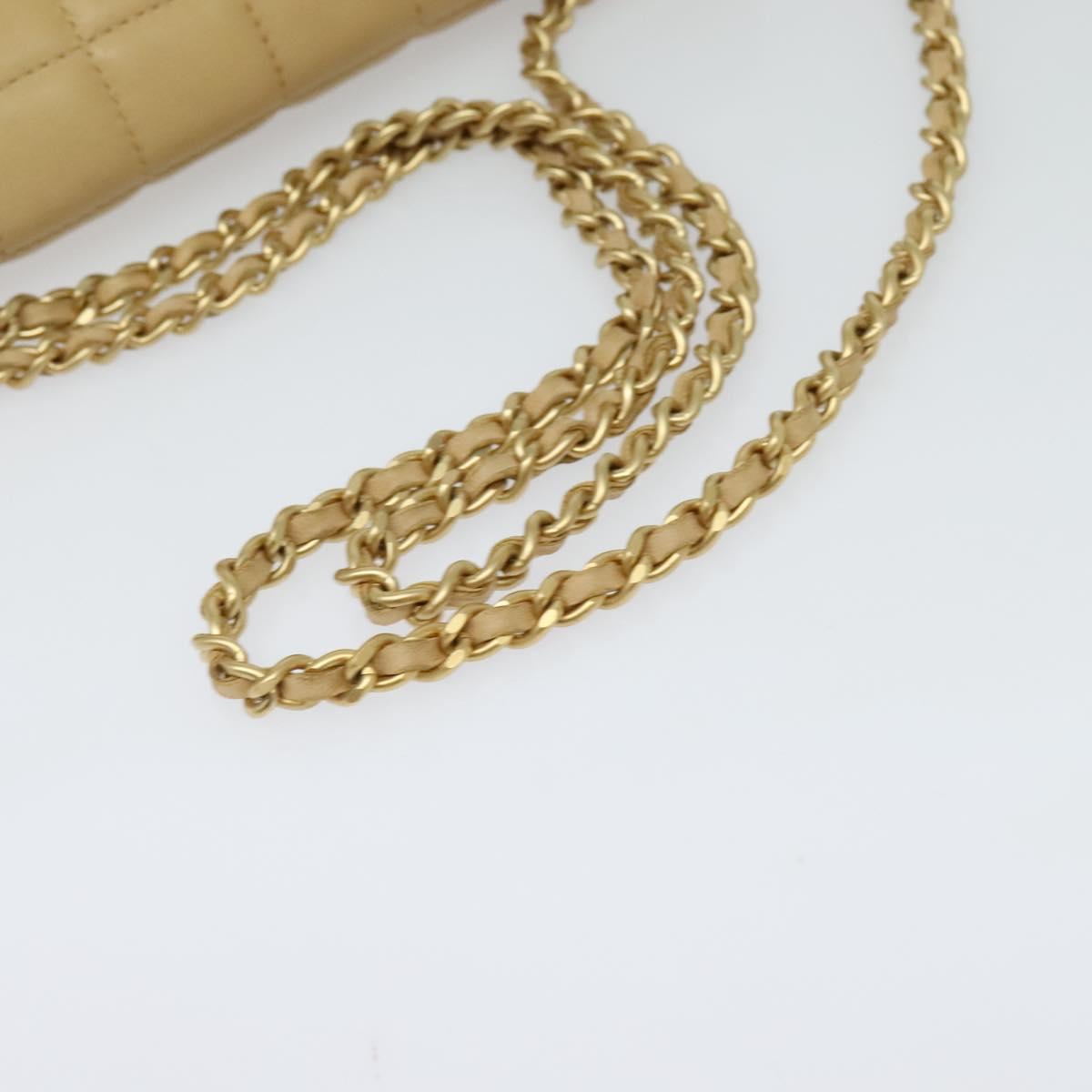 Chanel Brown Leather Chocolate Bar