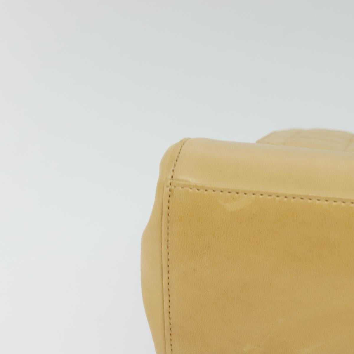 Chanel Brown Leather Chocolate Bar