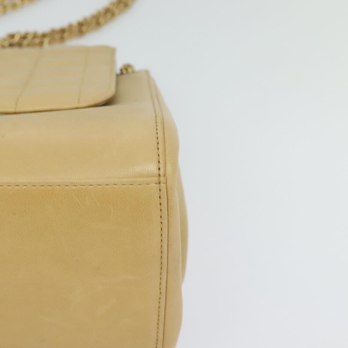 Chanel Brown Leather Chocolate Bar