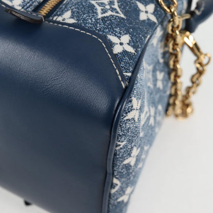 Louis Vuitton Blue Denim - Jeans Square Bag