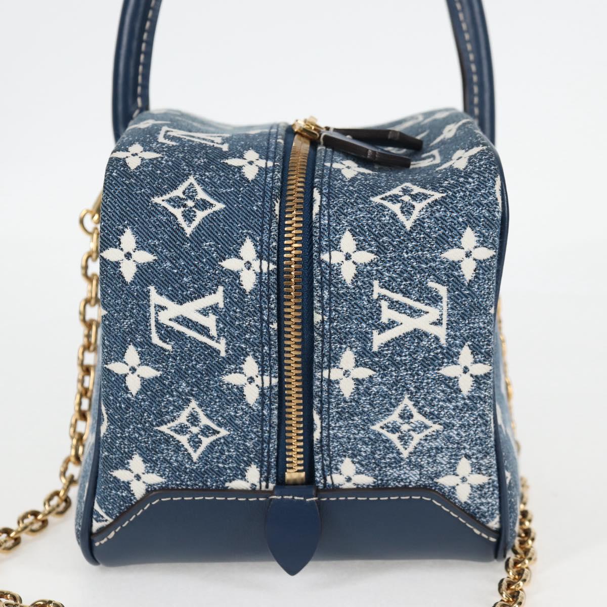 Louis Vuitton Blue Denim - Jeans Square Bag
