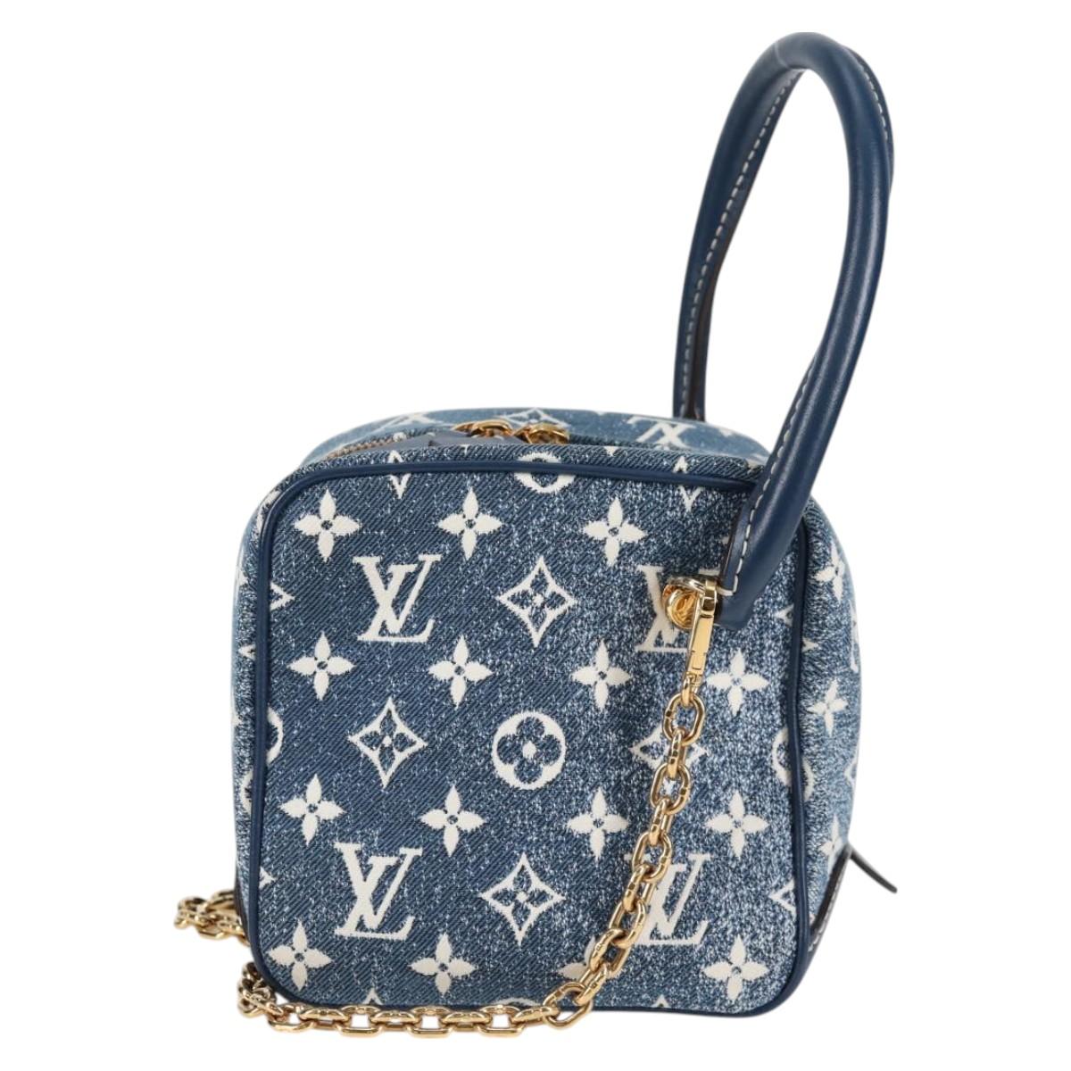 Louis Vuitton Blue Denim - Jeans Square Bag