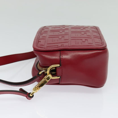 Fendi Red Leather Shoulder