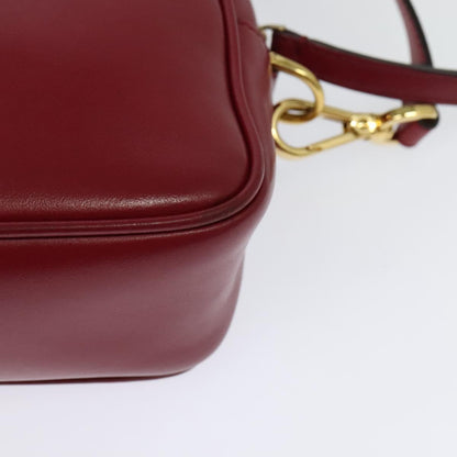 Fendi Red Leather Shoulder