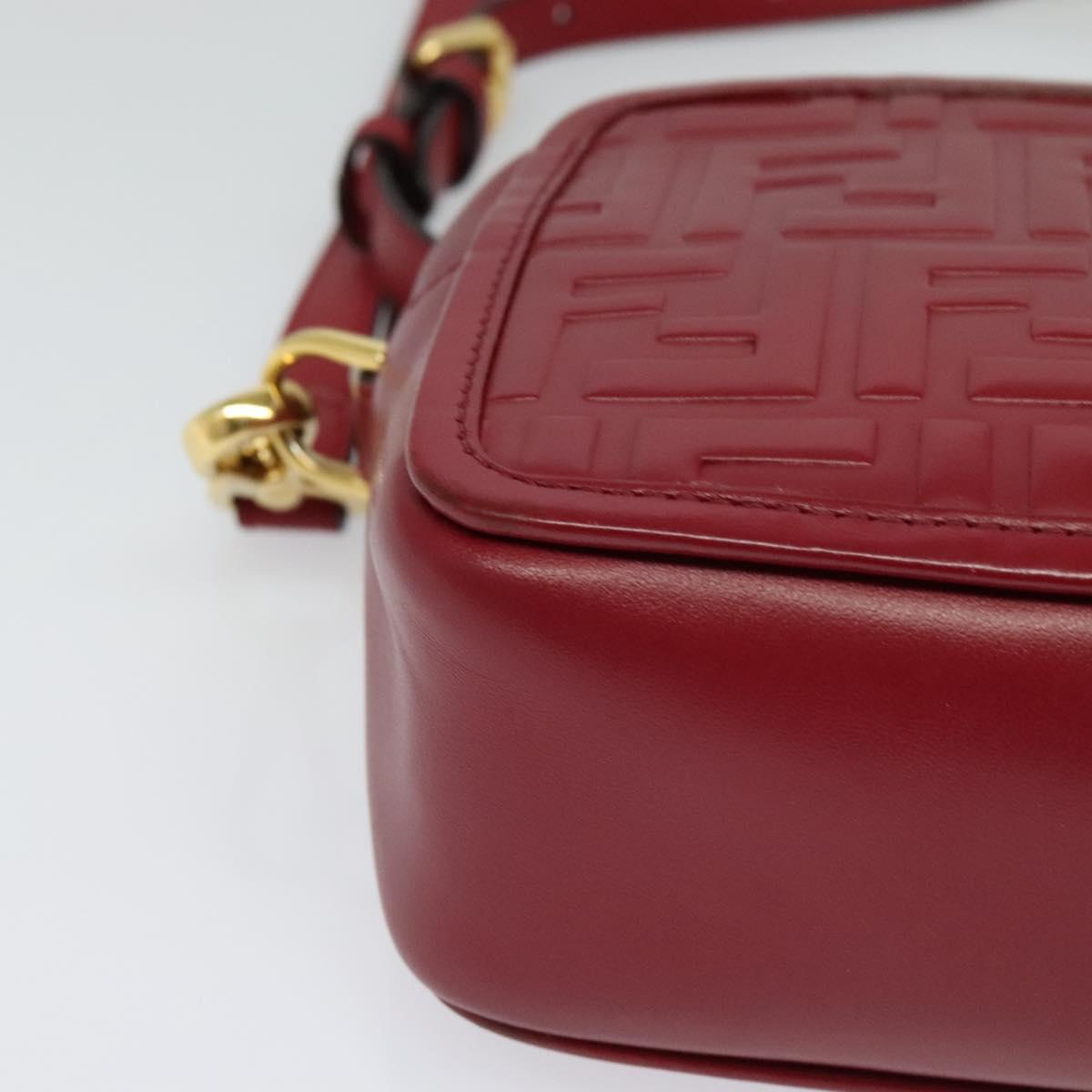 Fendi Red Leather Shoulder