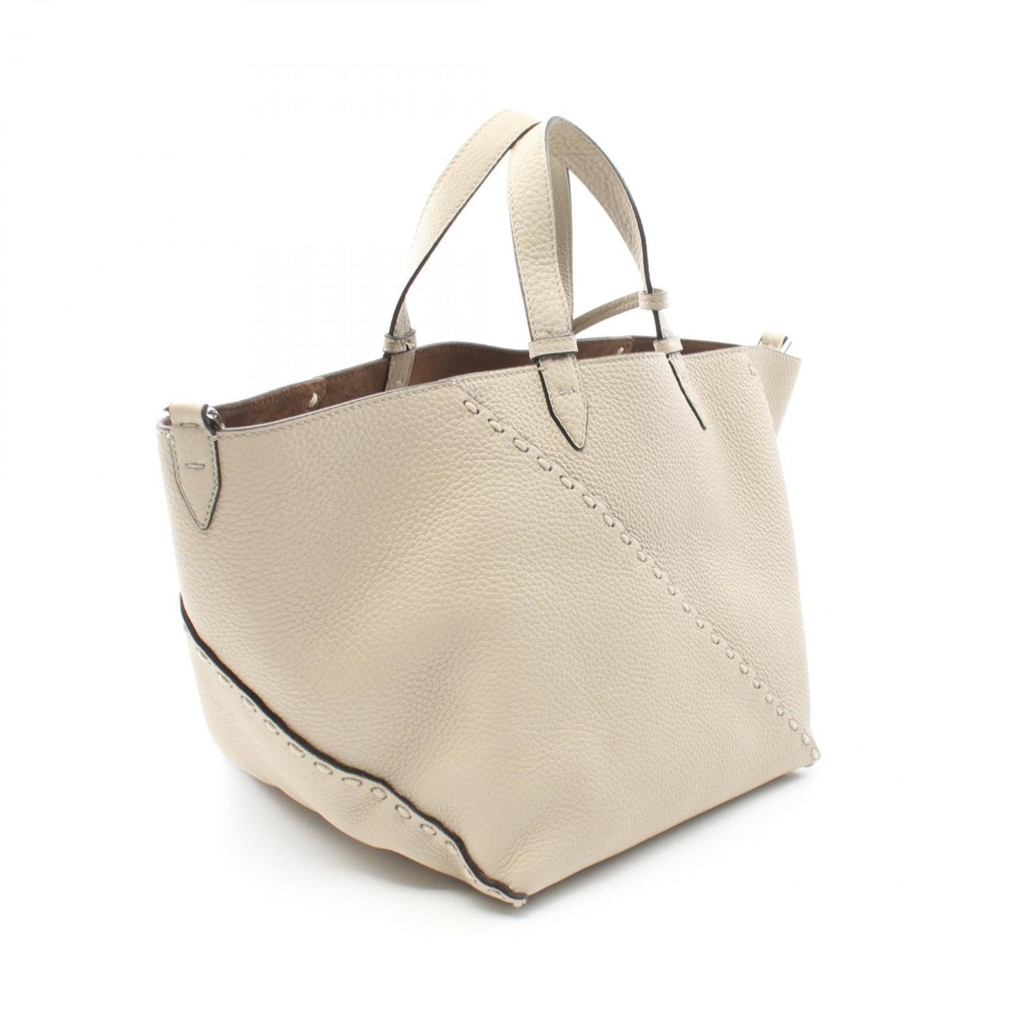 Fendi Brown Leather Selleria