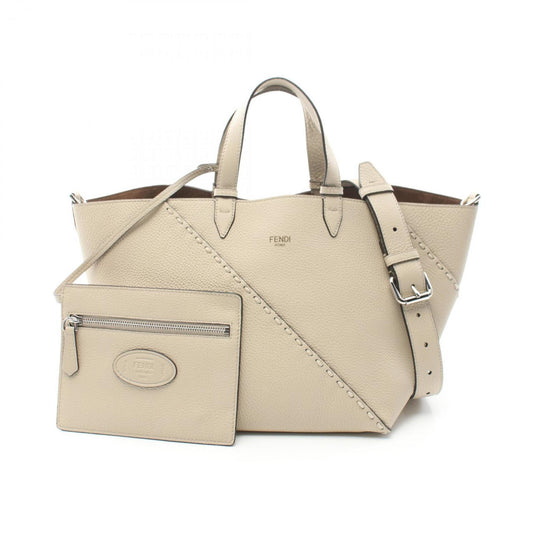 Fendi Brown Leather Selleria