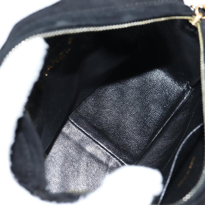 Chanel Black Suede Camera