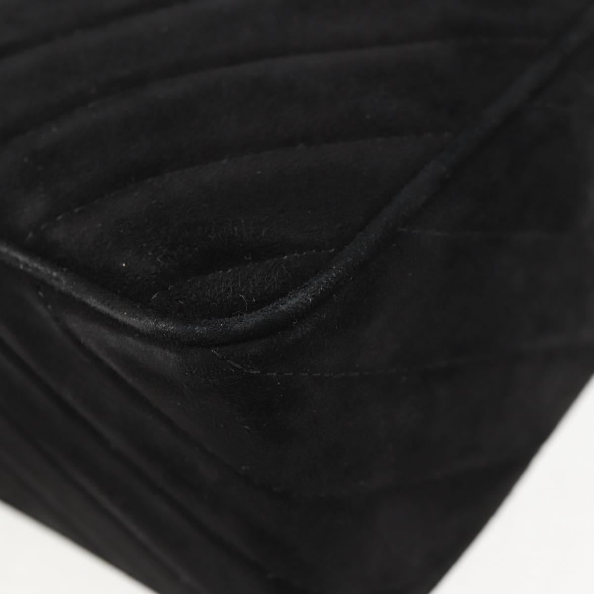 Chanel Black Suede Camera