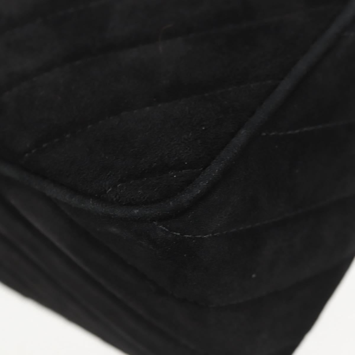 Chanel Black Suede Camera
