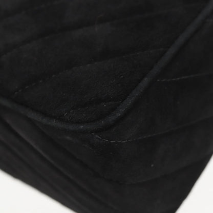 Chanel Black Suede Camera