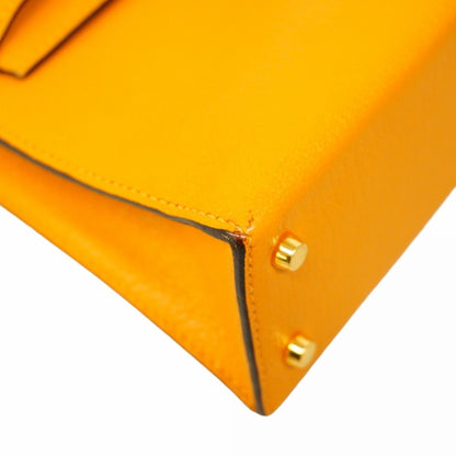 Hermès Orange Leather Kelly