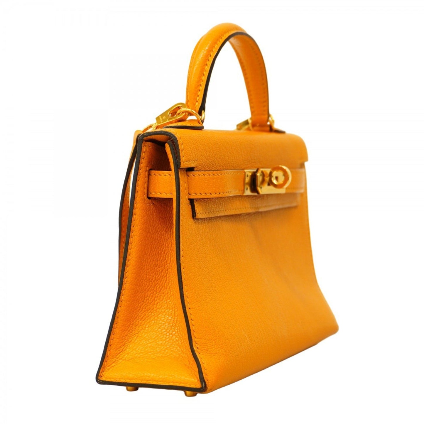 Hermès Orange Leather Kelly