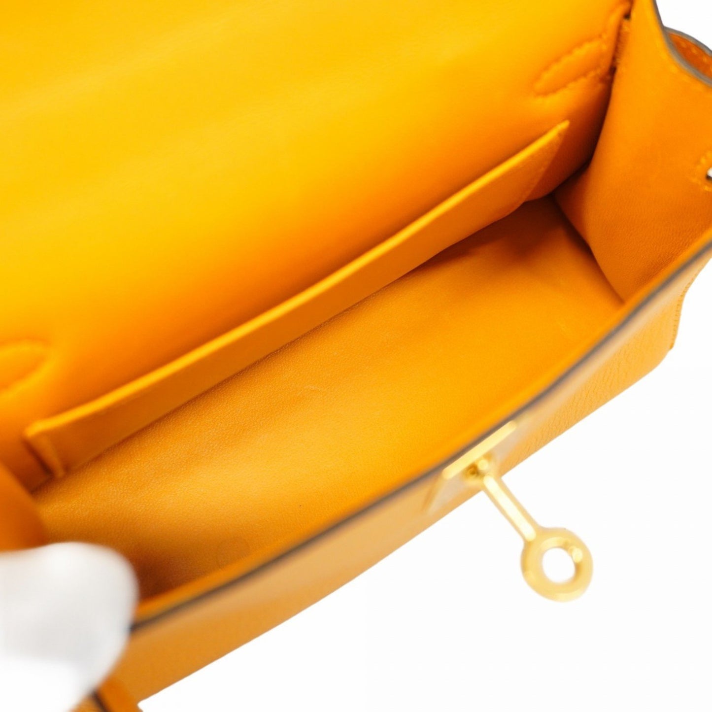 Hermès Orange Leather Kelly