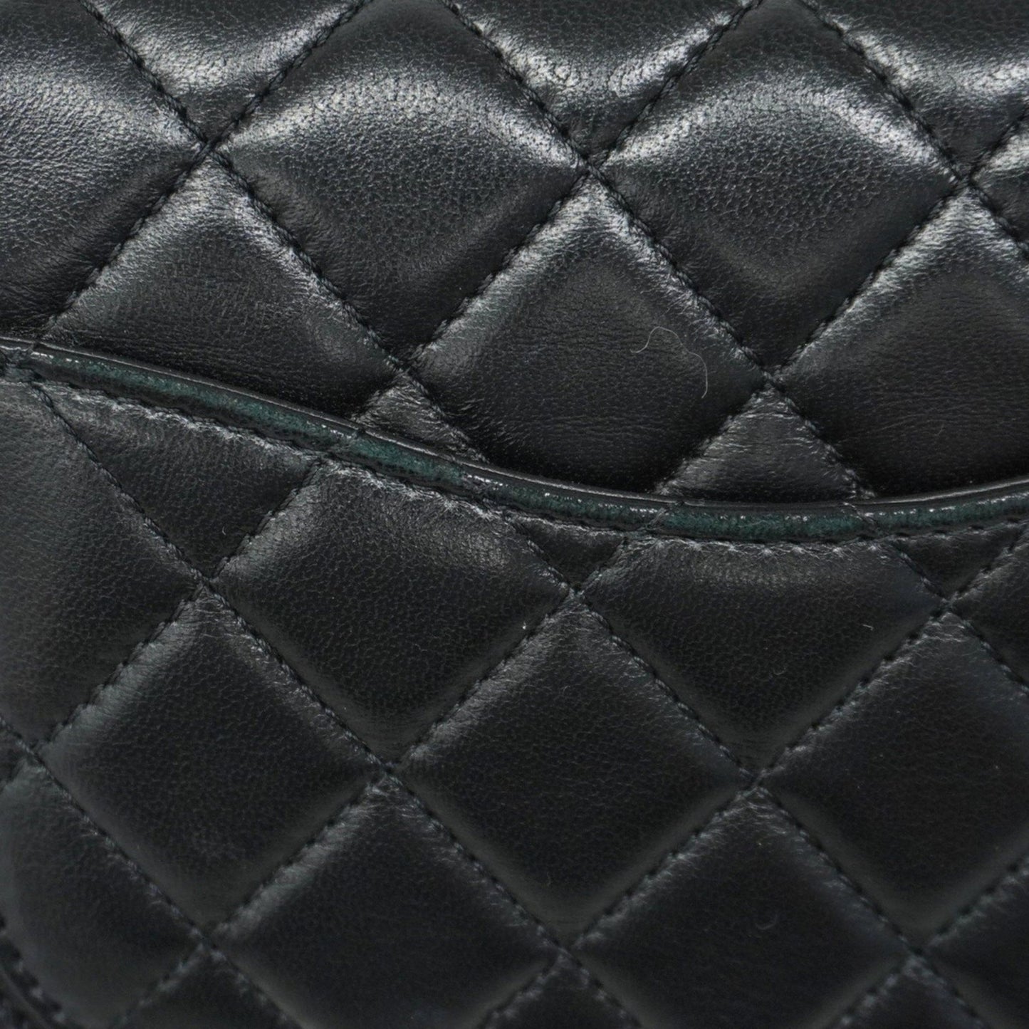 Chanel Black Leather Mini Matelassé