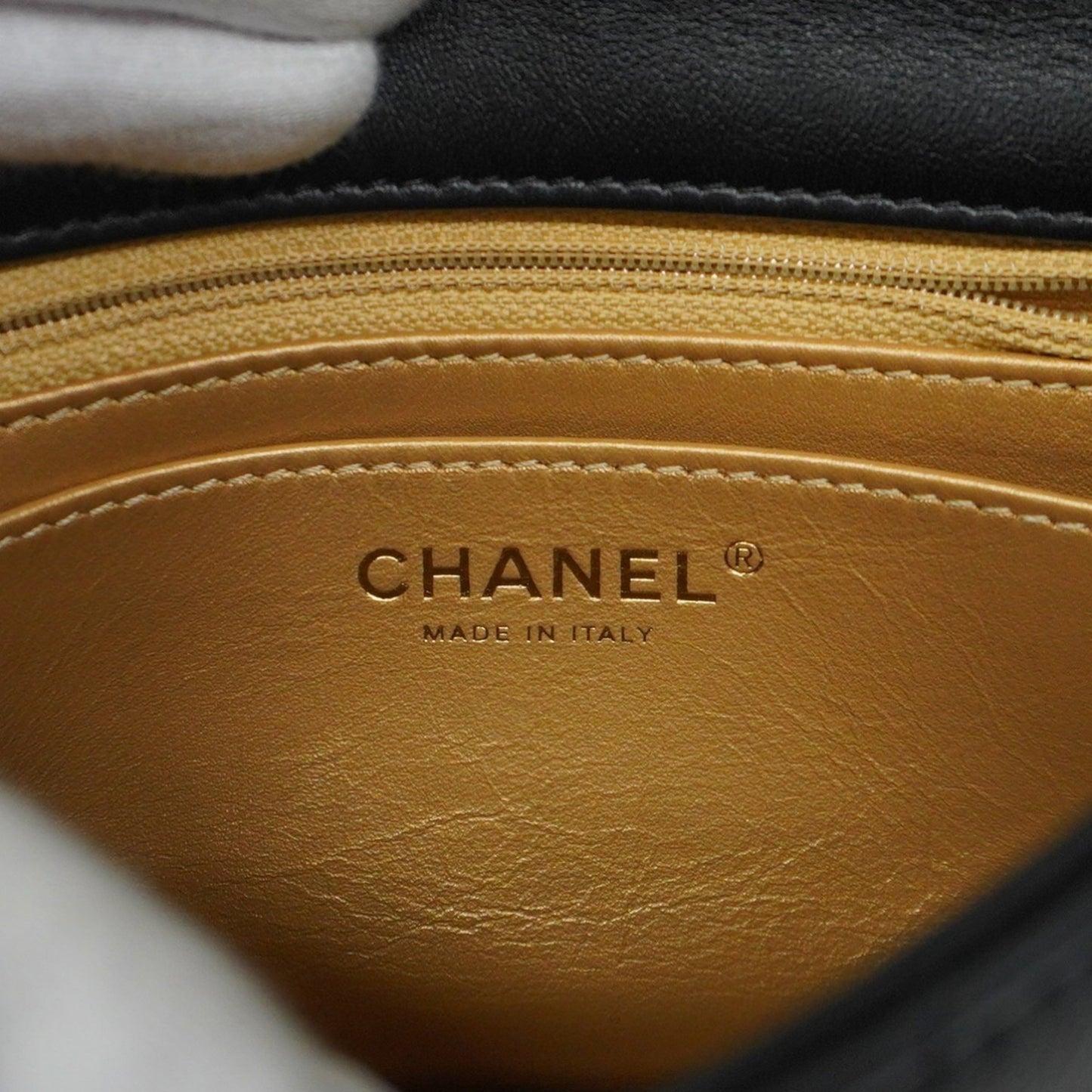 Chanel Black Leather Mini Matelassé