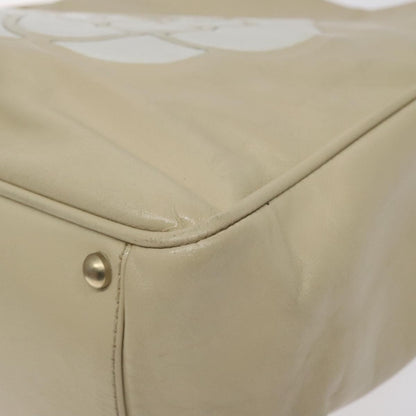 Chanel Brown Leather Camellia