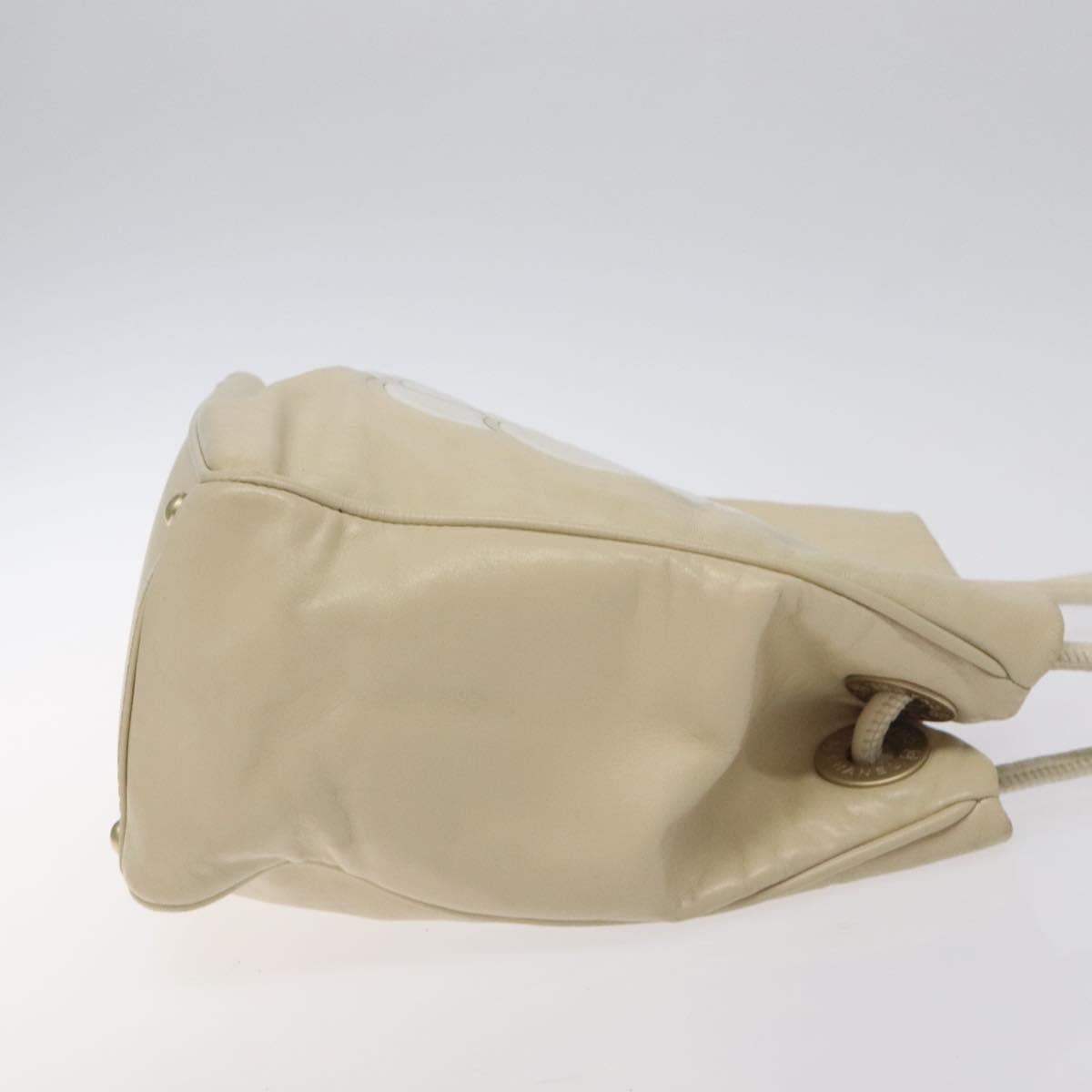 Chanel Brown Leather Camellia