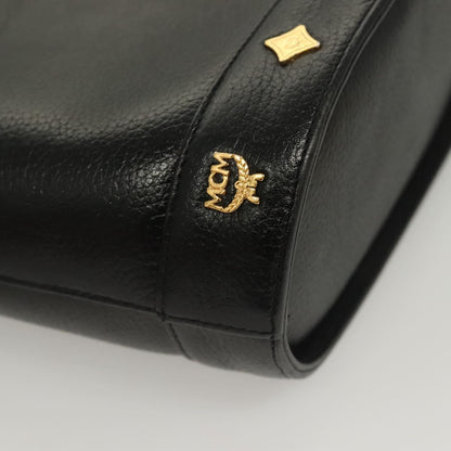 Mcm Black Leather Studded