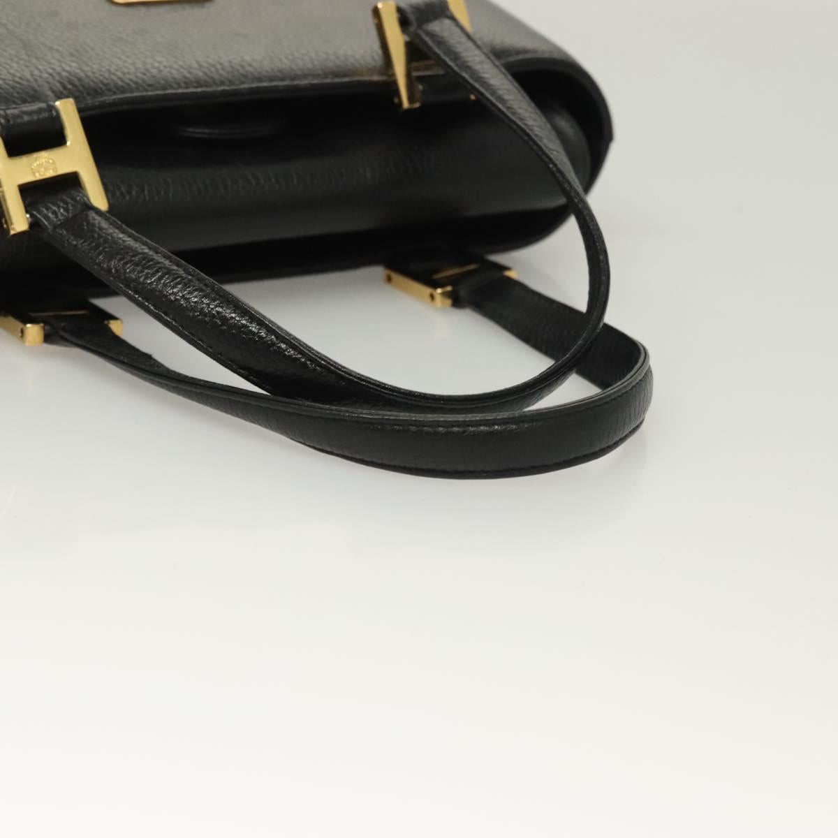Mcm Black Leather Studded