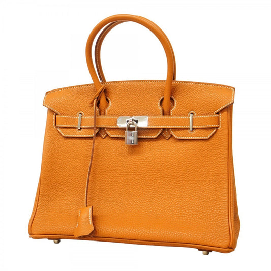 Hermès Orange Leather Birkin 30