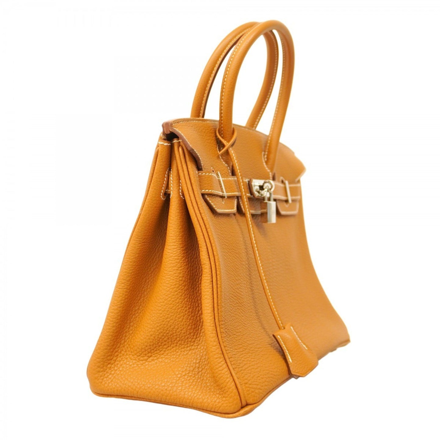 Hermès Orange Leather Birkin 30