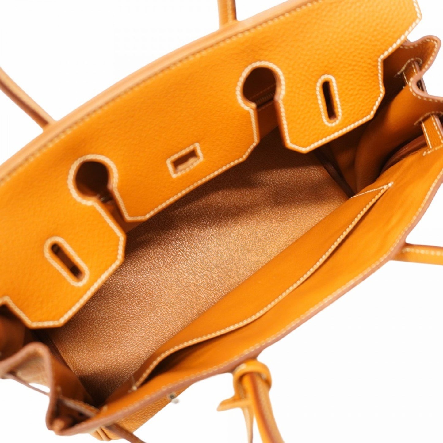 Hermès Orange Leather Birkin 30