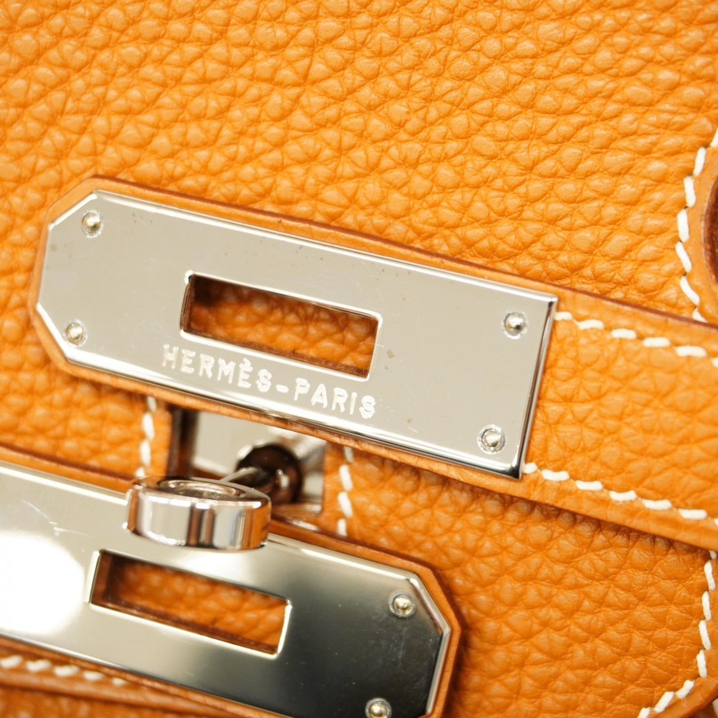 Hermès Orange Leather Birkin 30