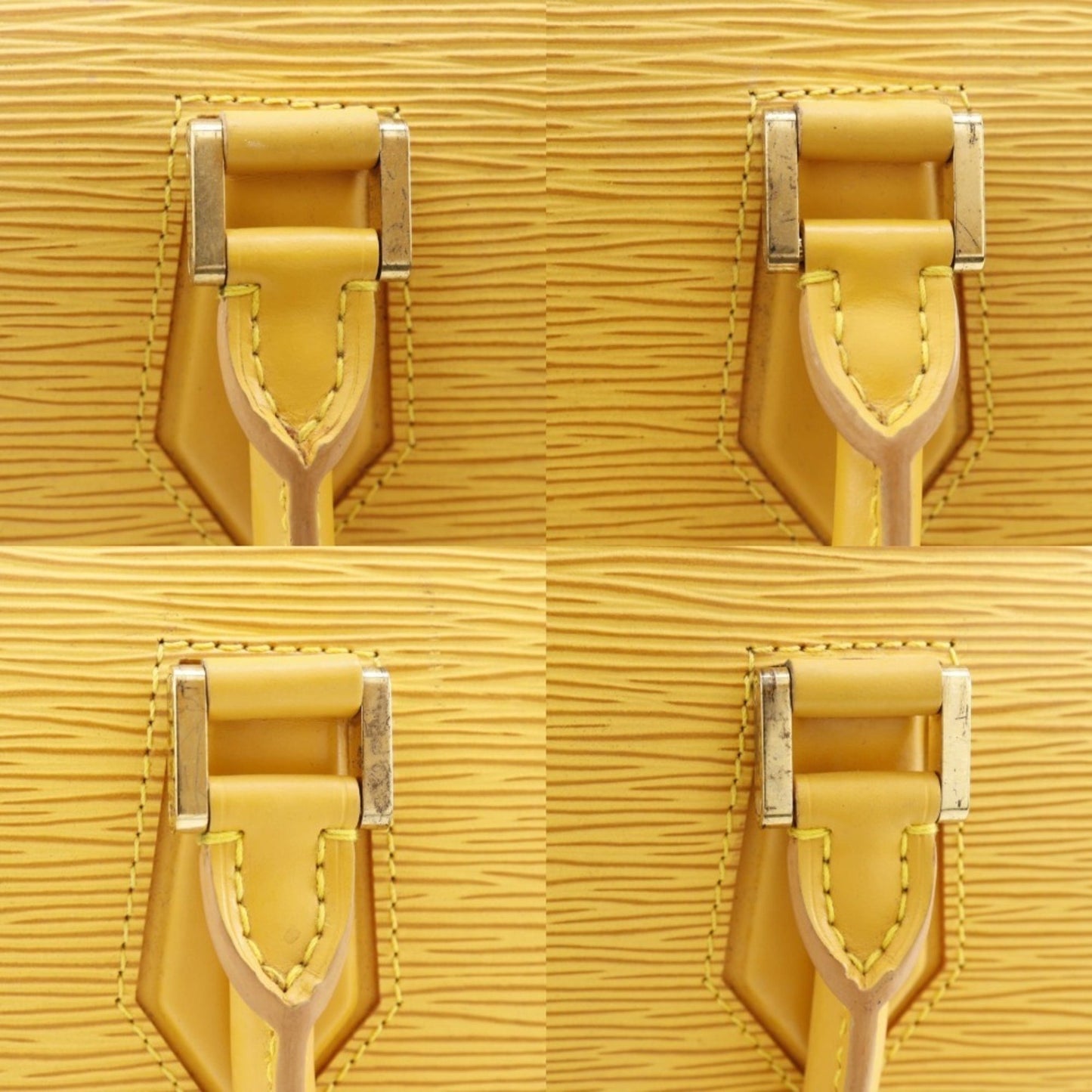 Louis Vuitton Yellow Leather Jasmine
