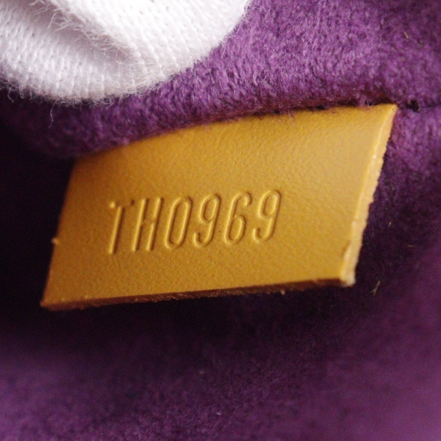 Louis Vuitton Yellow Leather Jasmine