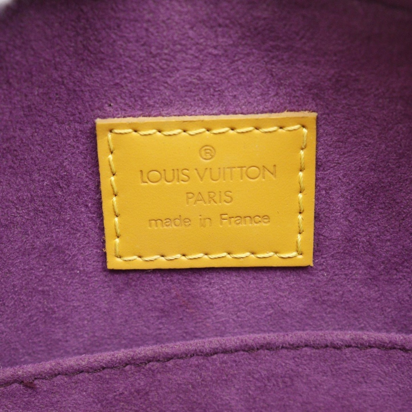 Louis Vuitton Yellow Leather Jasmine