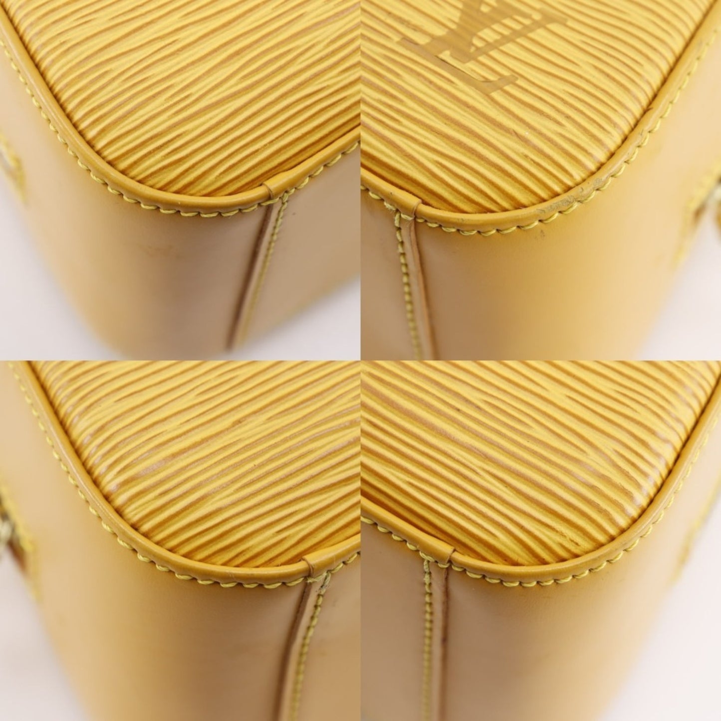Louis Vuitton Yellow Leather Jasmine