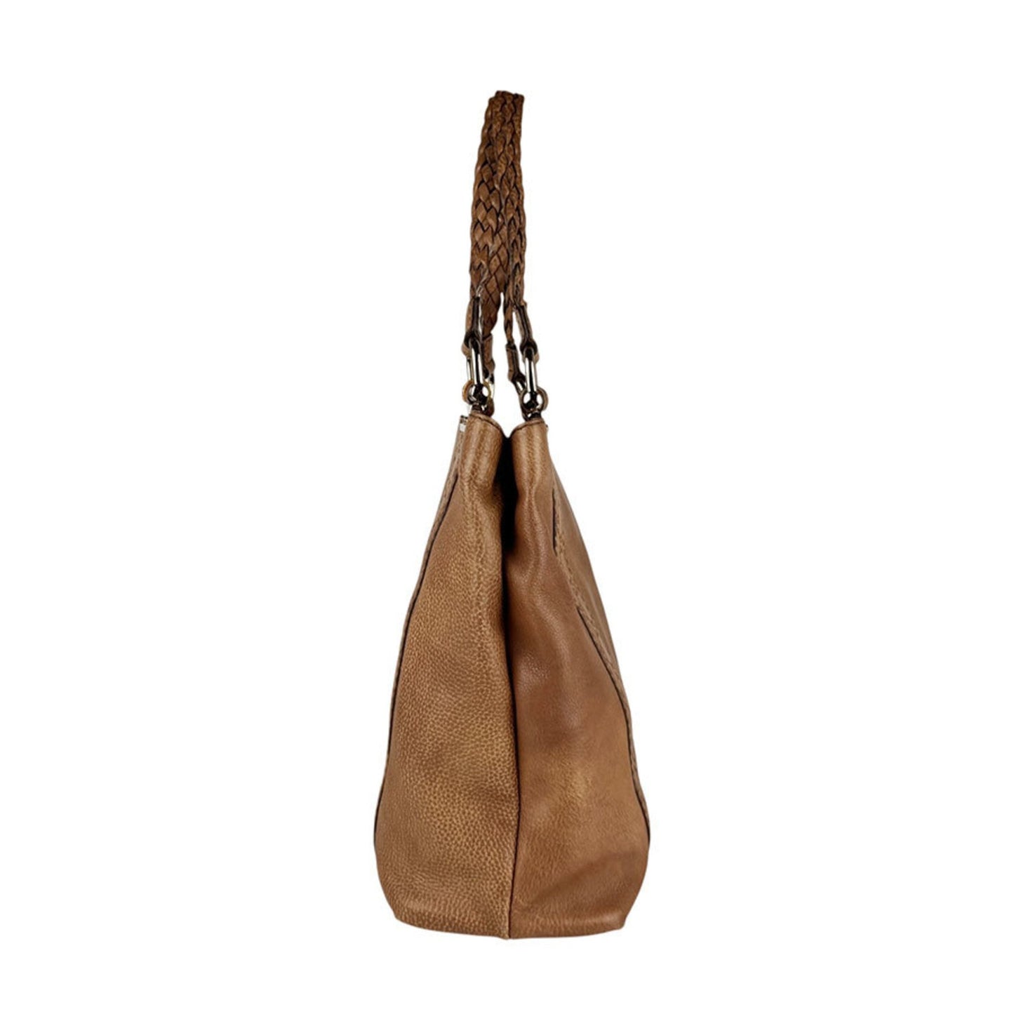 Gucci Brown Leather Bamboo