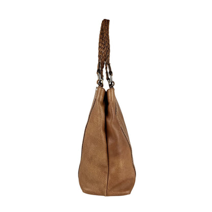 Gucci Brown Leather Bamboo